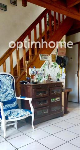 Appartement duplex avec jardinet à Thomery, à 5 km de Fontainebleau.