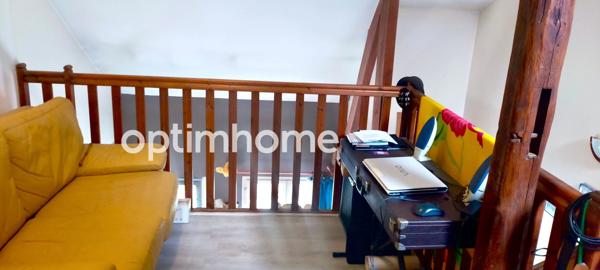 Appartement duplex avec jardinet à Thomery, à 5 km de Fontainebleau.