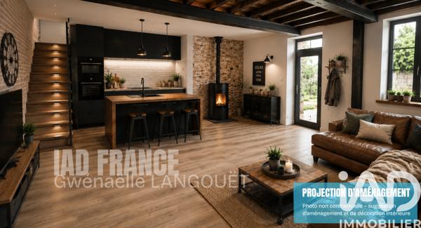 Maison à vendre 2 pièces 55 m² La Chapelle-Fleurigné