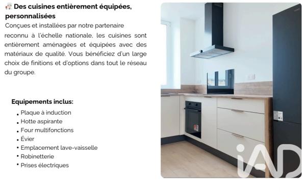 Appartement à vendre 2 pièces 32,89 m² Morlaix