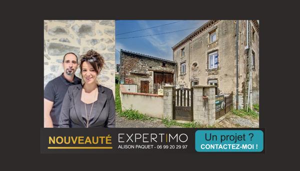 Saint-Julien-de-Coppel (63160) MAISON AVEC COUR ET GRANGE