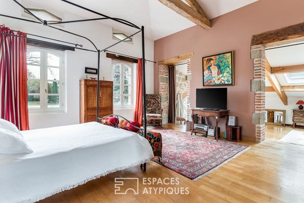 Maison de maître et son écrin de 7000 m² avec piscine