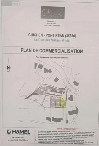 Achat - Terrain à bâtir Guichen 35580 387 m 2 387 m 2