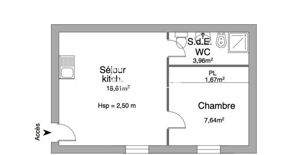 Location Maison 2 pièces 31.88 m² - Noisy-le-grand 93160