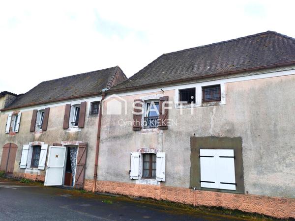 MAISON ANCIENNE AVEC CACHET + GRANGE+ATELIER ET DEPENDANCES