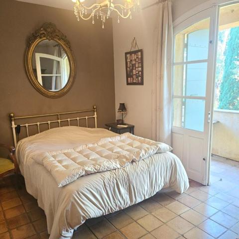 Demeure de charme provençale à pied  à la plage et vue mer