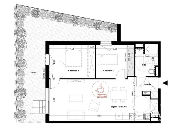 Appartement à vendre 3 pièces 62 m² Valras-Plage