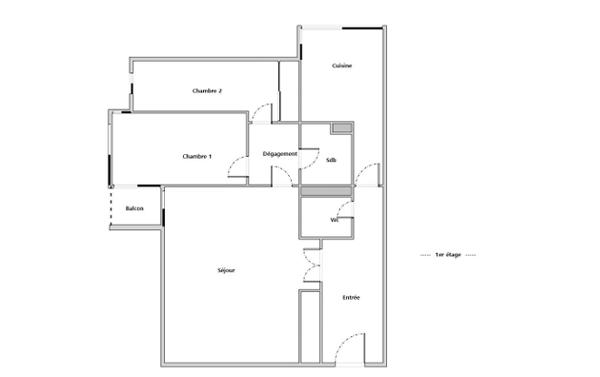 Appartement à vendre 3 pièces 64 m² Roissy-en-Brie