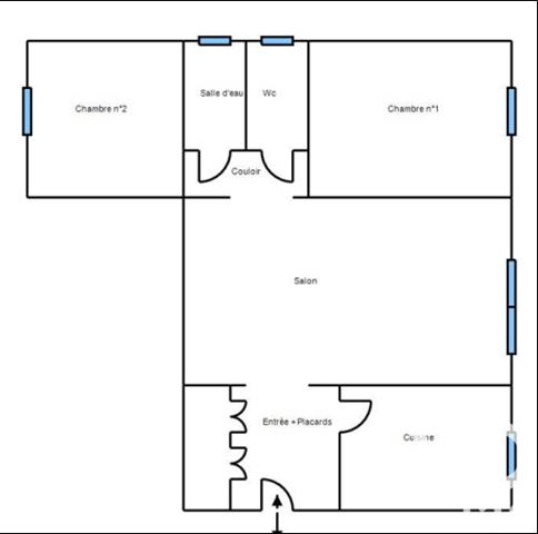 Appartement à vendre 3 pièces 69 m² Rambouillet