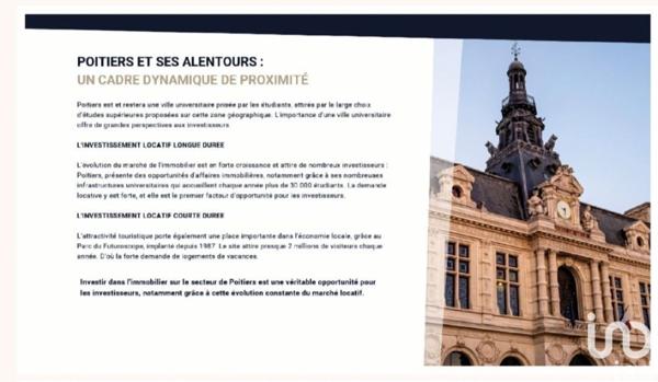 Appartement 3 pièces de 49 m² à Mignaloux-Beauvoir (86550)