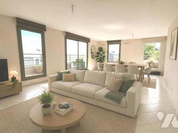 ROUEN - Quartier St Sever (appartement en duplex - 113 m² - 4 chbres)