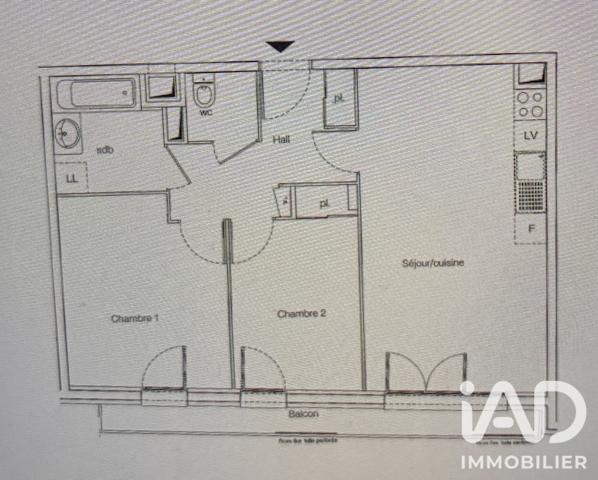Appartement à vendre 3 pièces 56,23 m² Saint-Priest