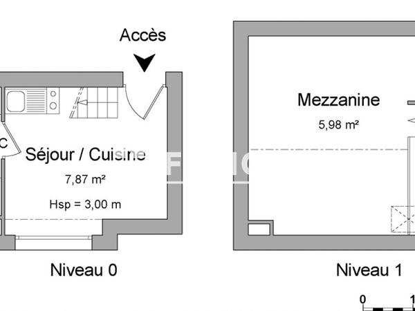Location Studio 16.67 m² - 11 RUE SALLE LE COMTE Valenciennes 59300