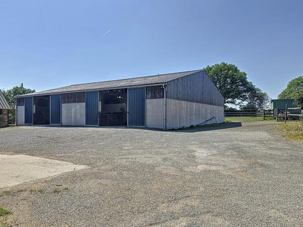 Propriété équestre d’exception : écurie 37 boxes, maison, piste, étang, 15 hectares