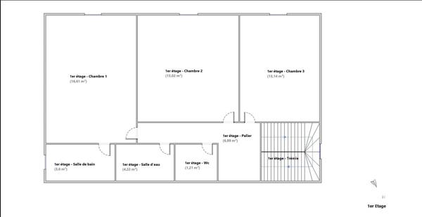 Maison à vendre 4 pièces 133 m² Cognac