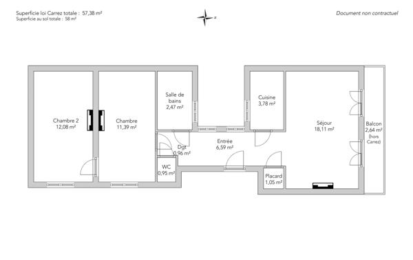 Appartement Paris 9e - MARTYRS / CONDORCET