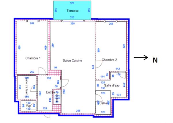 Appartement à vendre 3 pièces 65 m² Aucamville