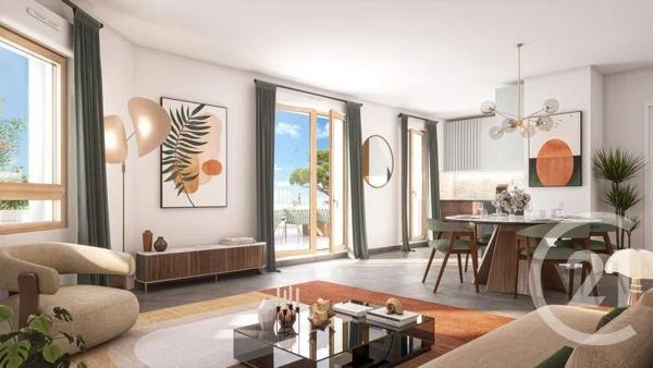 Appartement à vendre  3 pièces - 59 m 2   ST PRIEST  - 69