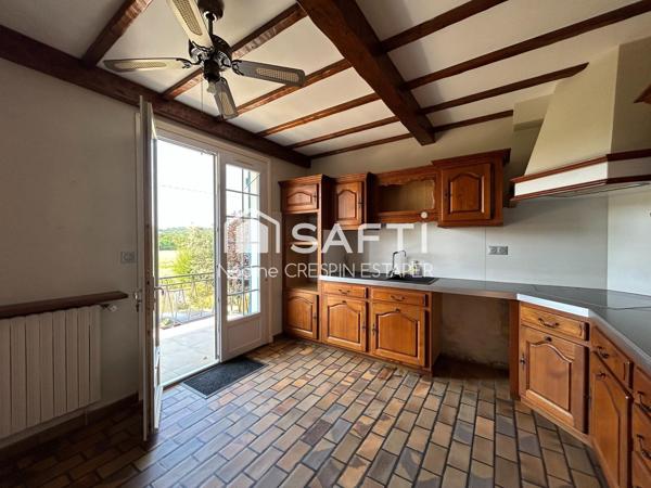 Le calme de la campagne, à deux pas de Montauban. Maison d'environ 118 m2 avec plus d'1 hectares de terrain.