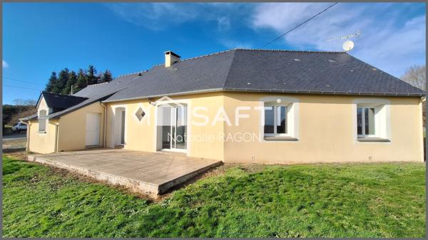 Plain-pied soigné, intérieur remis à neuf, 3 ch.