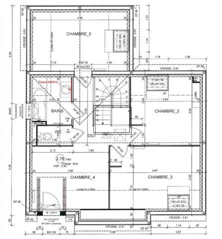 ARZON Maison de 2025, à pied du littoral et des commerces (4min), 5 pièces, 4 chambres (5ème possible) de 110 M² sur 330M² de terrain. Frais de notaire réduits
