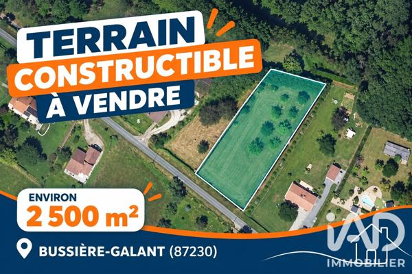 Terrain à vendre 2 506 m² Châlus