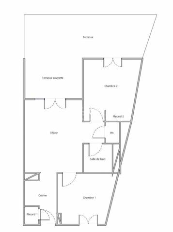Appartement
                                                                                                                                                                                                                                                                                                                        3 pièce(s)                                                                                                                                                                                                          2 chambre(s)                                                                                                                                                                                                          37.74  m²