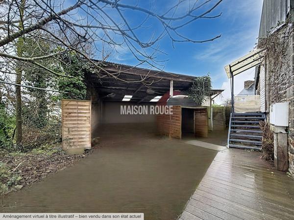 Maison atypique - Vie de plain-pied avec vue dégagée - Maison avec atelier habitable - Langueux