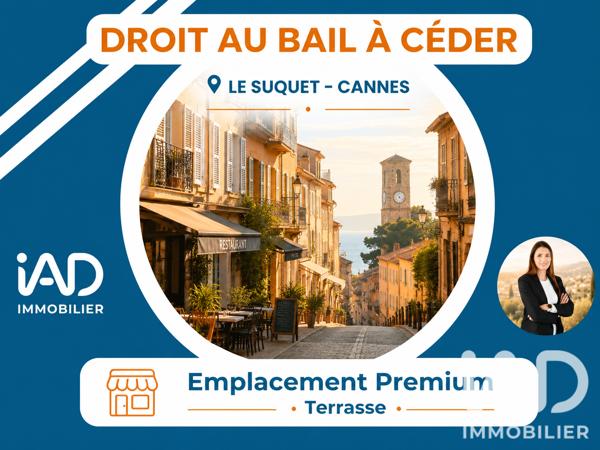 Droit au bail à vendre 35 m² Cannes