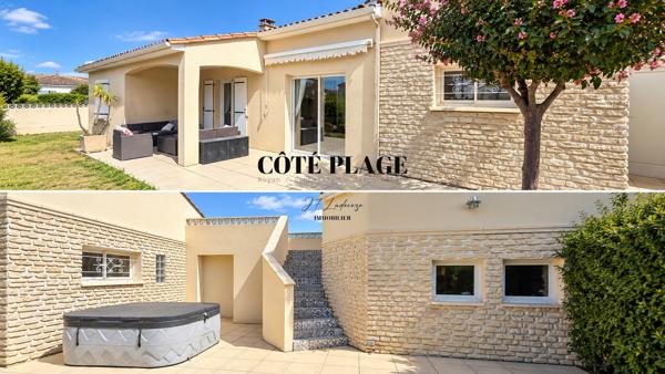 ROYAN - MAISON 5 PIECES- GRAND GARAGE - 500M COMMERCES - AU PRIX DE 520 000 € FAI