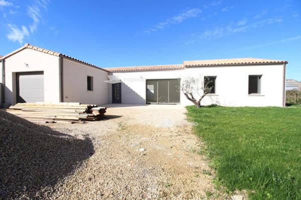 Maison neuve de plain-pied ? 117 m² ? 4 chambres ? Garage ? Terrain 816 m²