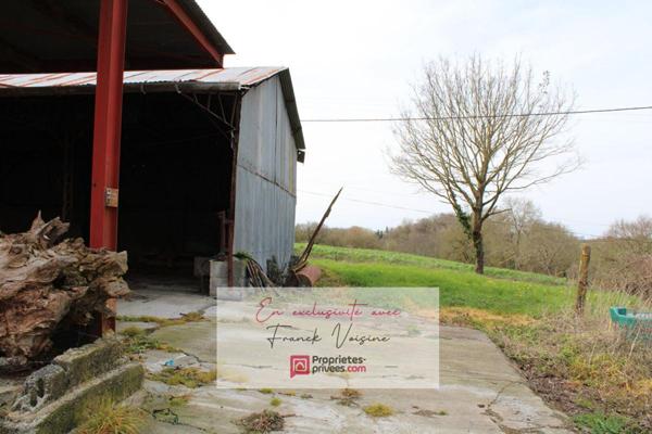 A VENDRE en EXCLUSIVITE à Mouchamps, Grange de 230 m2 env à réhabiliter entièrement + Hangar sur une parcelle de 1600 m2 env
