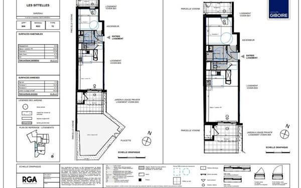 Appartement à vendre    2 pièces • 48,83 m2 Sarzeau