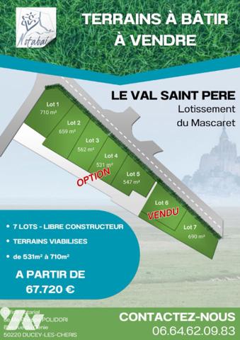 LOTISSEMENT LE MASCARET LE VAL SAINT PERE - AVRANCHES