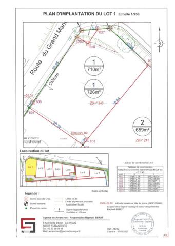 LOTISSEMENT LE MASCARET LE VAL SAINT PERE - AVRANCHES
