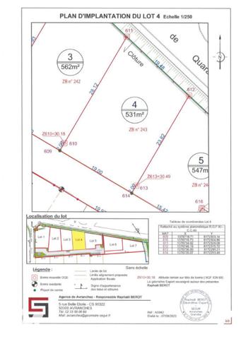 LOTISSEMENT LE MASCARET LE VAL SAINT PERE - AVRANCHES
