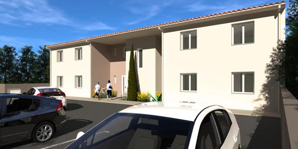 FOLELLI (20) appartement à vendre 2 pièces de 45,32 m2 avec jardin privatif