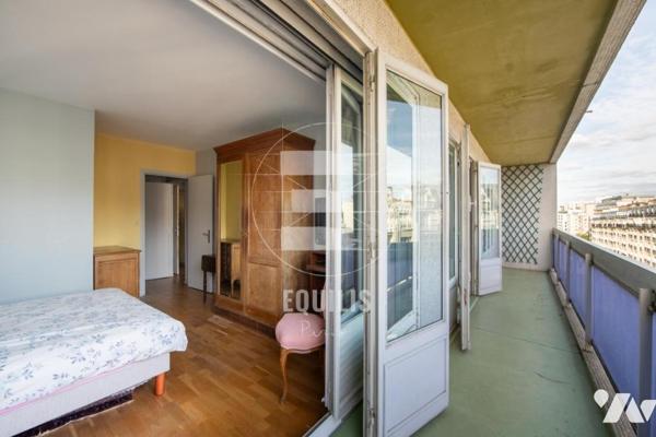 PARIS 15e – GEORGES-BRASSENS – 5 PIÈCES – 100,70 M² – 3 CHAMBRES – 2 BALCONS – VUE TOUR EIFFEL