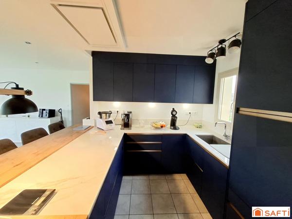 Maison de plain-pied 115m2, 3 chambres, vue Pyrénées