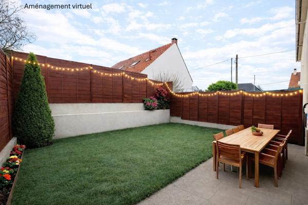 Exclusivité –Maison récente avec jardin et sous-sol total – secteur calme