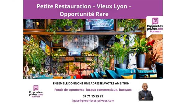 69005 LYON - RESTAURATION  VIEUX LYON (QUAI DE BONDY)