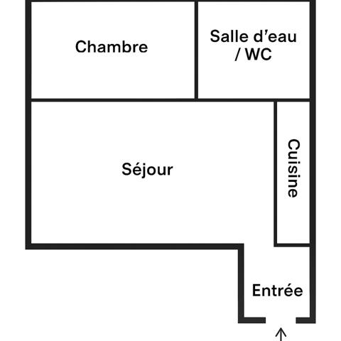 Paris 9ème - À VENDRE - Joli  2 pièces de 34 m²