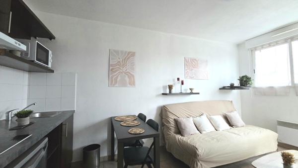 Studio à Montévrain de 18.45 m2 avec son balcon