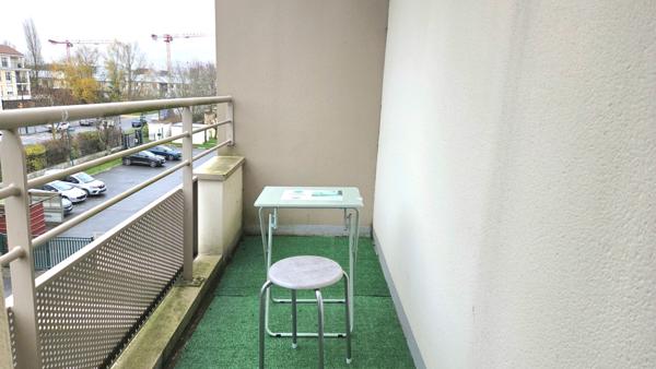 Studio à Montévrain de 18.45 m2 avec son balcon