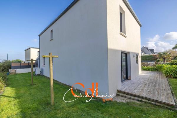 Superbe contemporaine vue mer sur Roscoff, au calme et fond d'impasse !