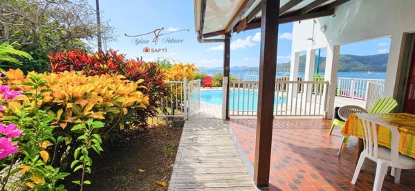 Maison vue mer avec piscine sur Sainte-Anne