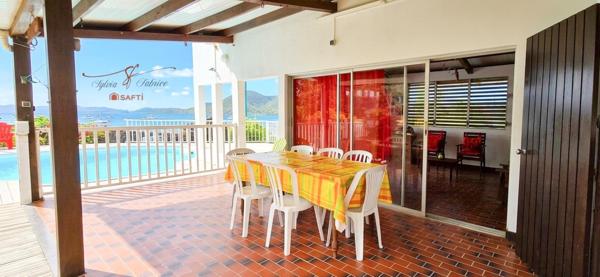 Maison vue mer avec piscine sur Sainte-Anne