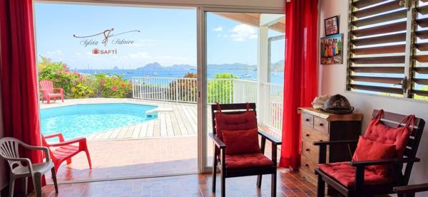 Maison vue mer avec piscine sur Sainte-Anne