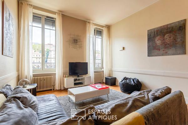 Appartement familial avec vue dégagée sur la Saône – Quartier Saint-Paul, Vieux-Lyon