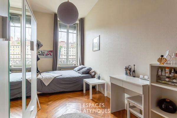 Appartement familial avec vue dégagée sur la Saône – Quartier Saint-Paul, Vieux-Lyon